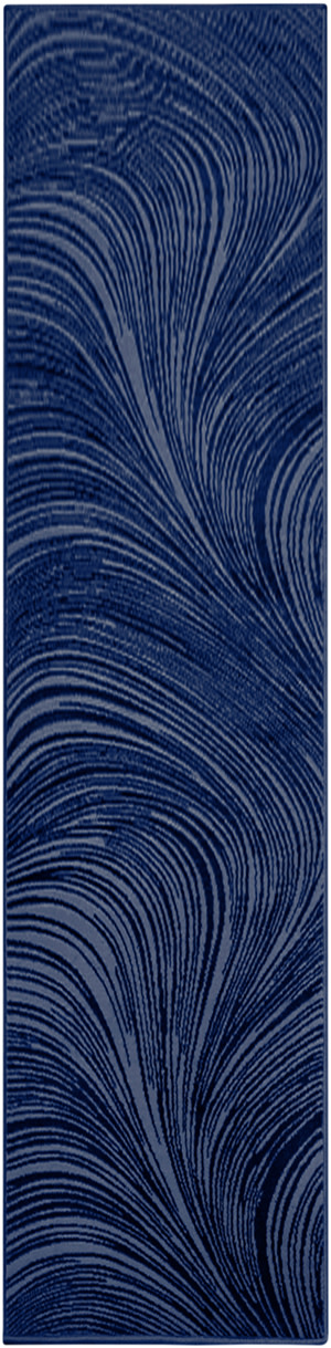 DKNY Central Park West 2'2" x 7'6 Navy Modern Indoor Rug