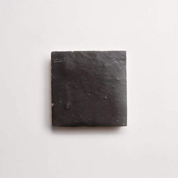 clé zellige | petite | satin | charred cedar | sample 