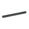 Rack Vent Panel Steel 19 in. W 1.75 in. H 0.51 in. D Black 1 RU