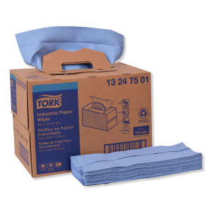 Tork, W7 Industrial Handy Box, Wipers, 4 ply, Blue