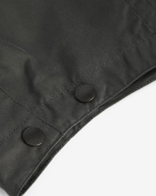 Waxed Cotton Hood Classic Grey