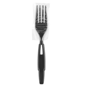 Dixie, Ultra Smartstock Series-W Heavy-weight Polypropylene Plastic Wrapped Fork Refill, Black