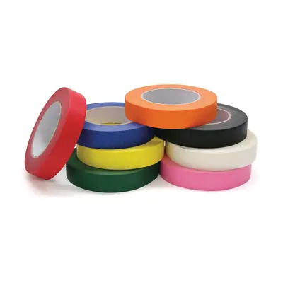 Creativity Street  Colored Masking Tape Assortment, 8 Assorted Colors,  1" x 60 Yards, 8 Rolls