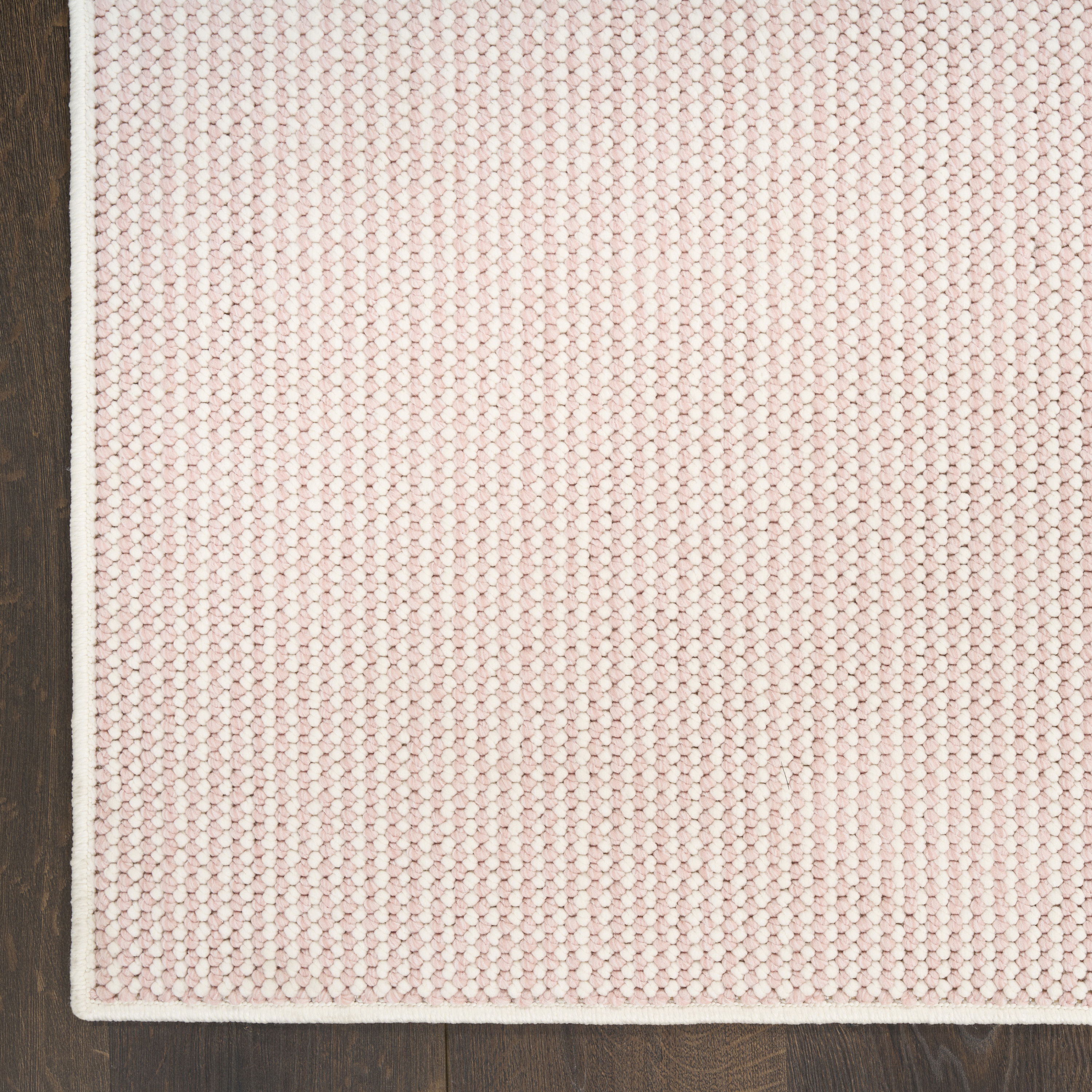Nourison Natural Texture 2'3" x 7'6" Ivory Rose Farmhouse Indoor Rug