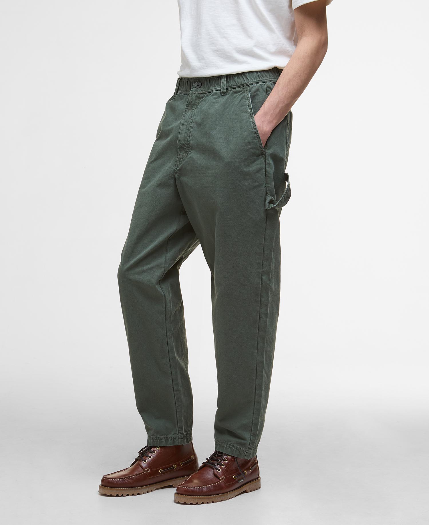 Harton Relaxed Slub Trousers image number 1