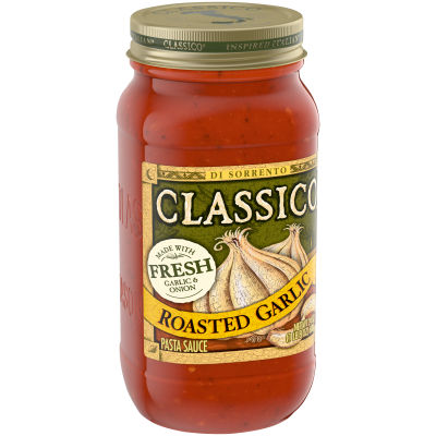 Classico Roasted Garlic Pasta Sauce, 24 oz Jar