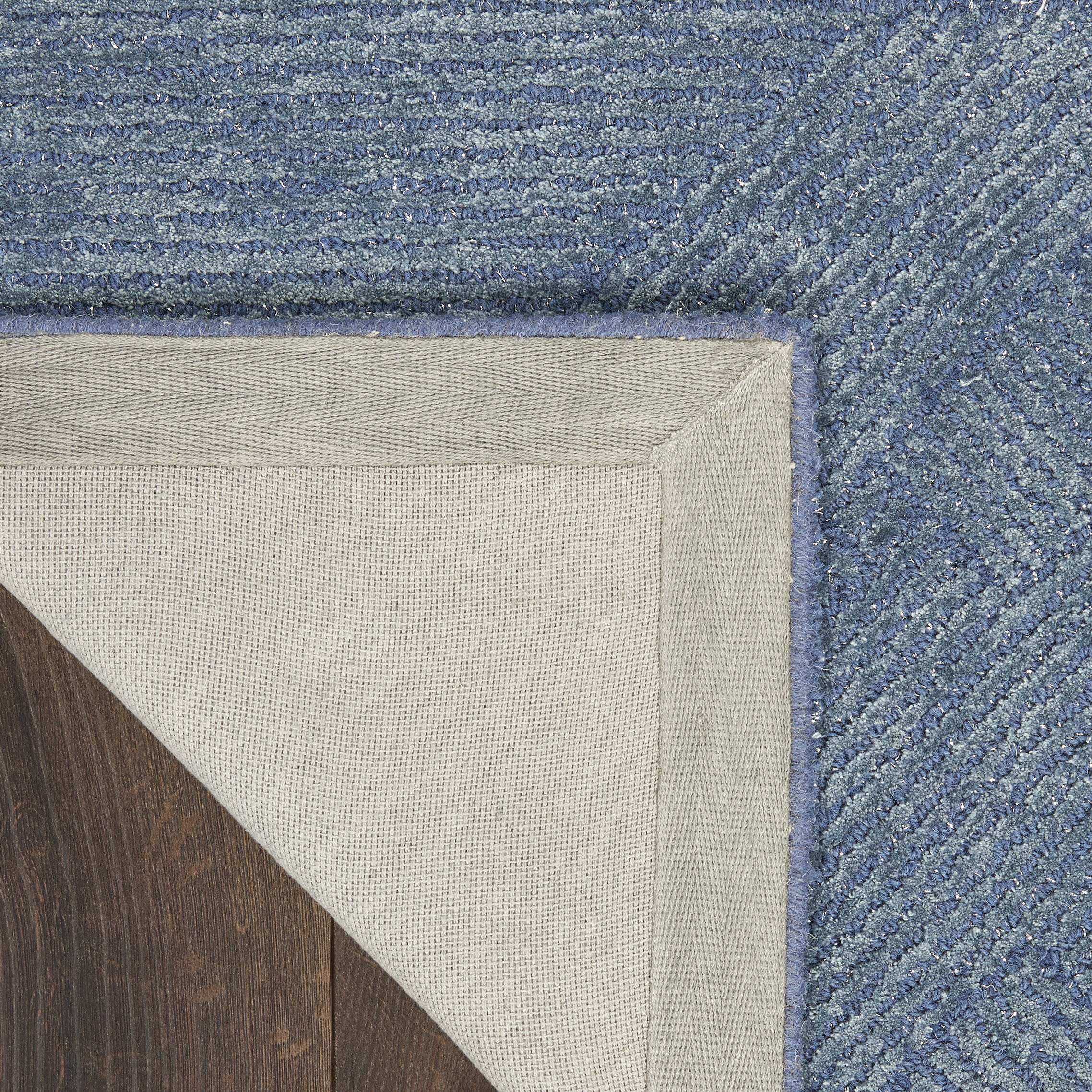 Michael Amini Ma30 Star 7'9" x 9'9" Blue Modern Indoor Rug