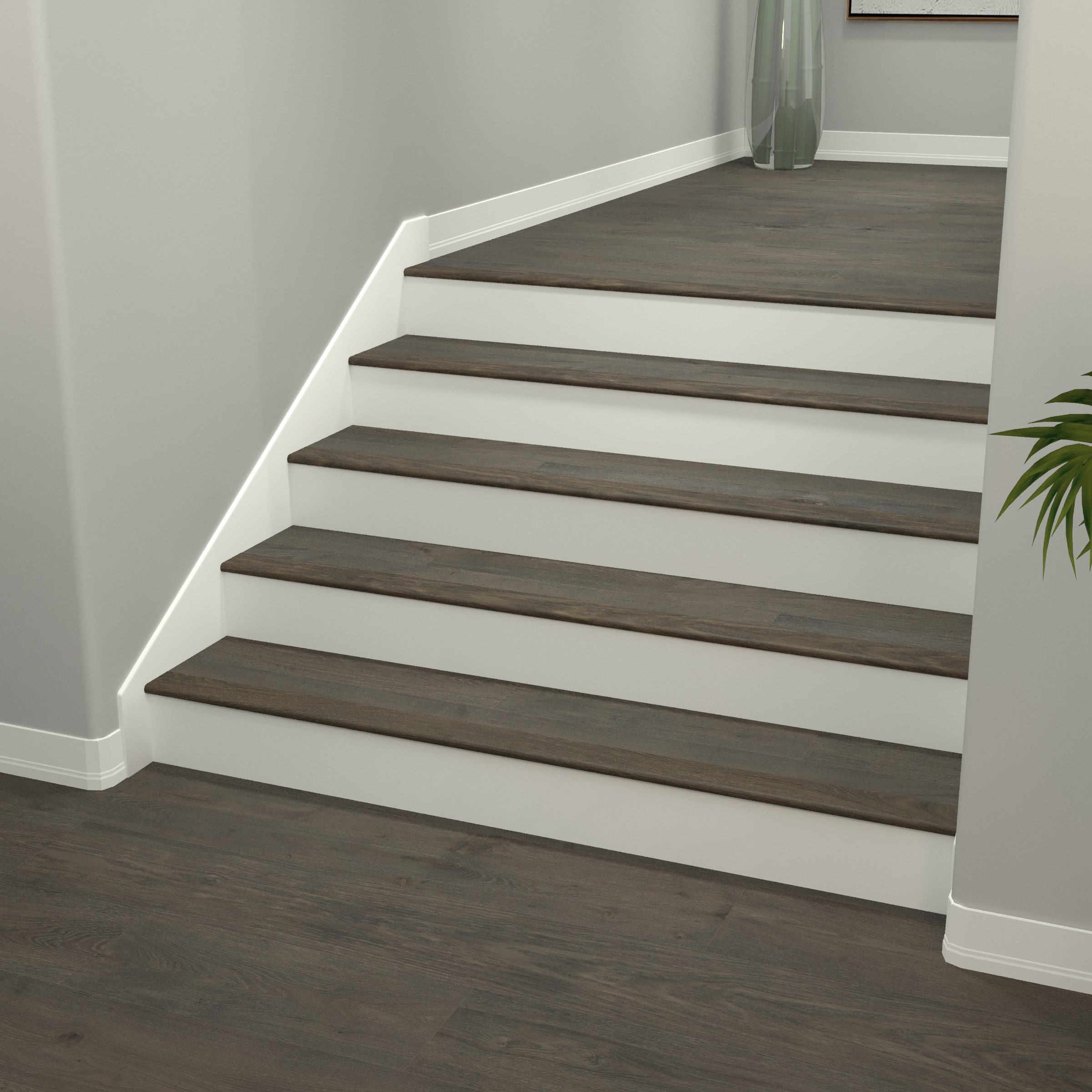 Tannin Ember First Press Stair Nosing Flush view 2