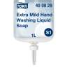 Tork, Extra Mild Hand Washing Liquid Soap, Tork Liquid Skincare S1 Dispenser 1 Liter Cartridge