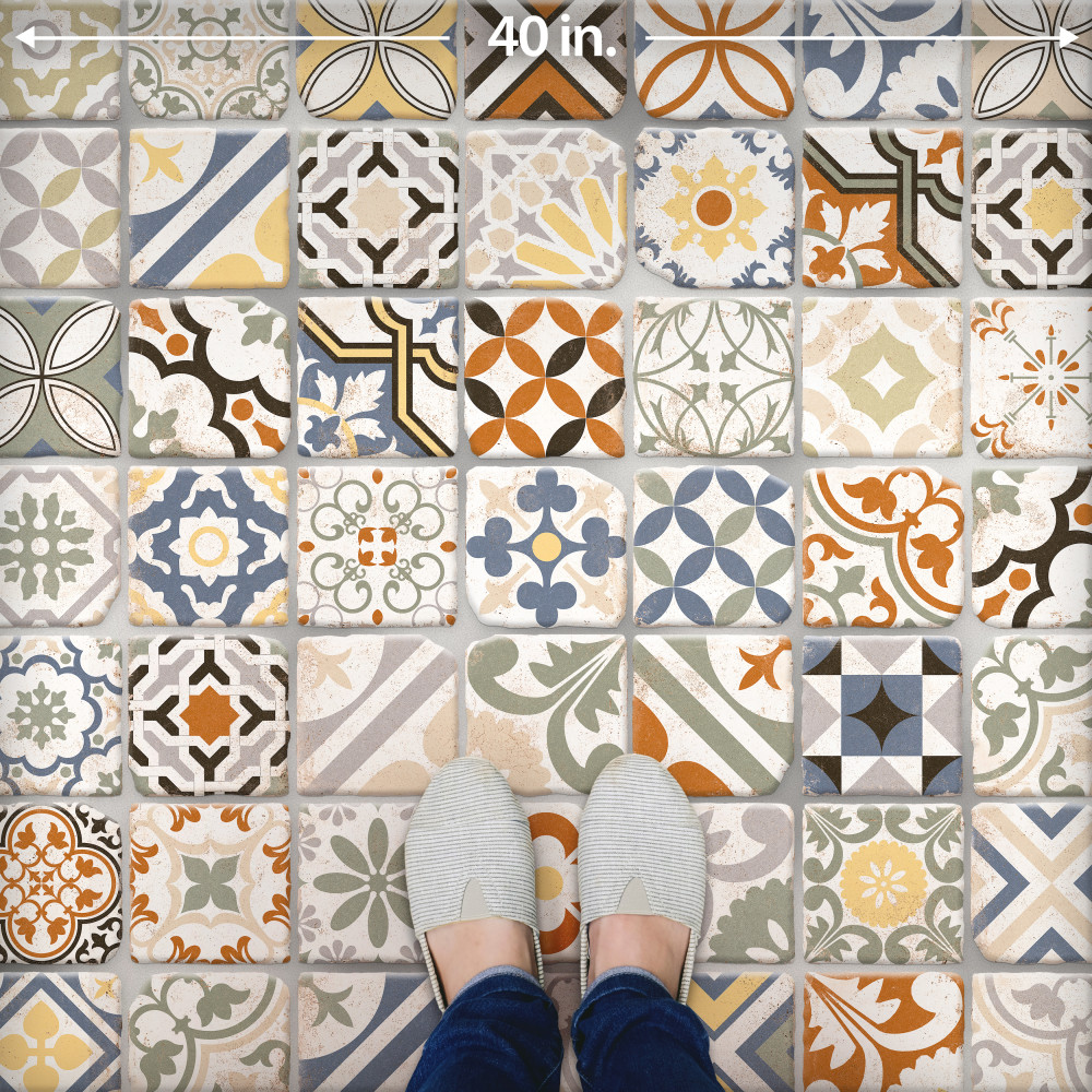 Benisa Décor Aida 5-7/8 in. x 5-7/8 in. Porcelain Floor and Wall Tile