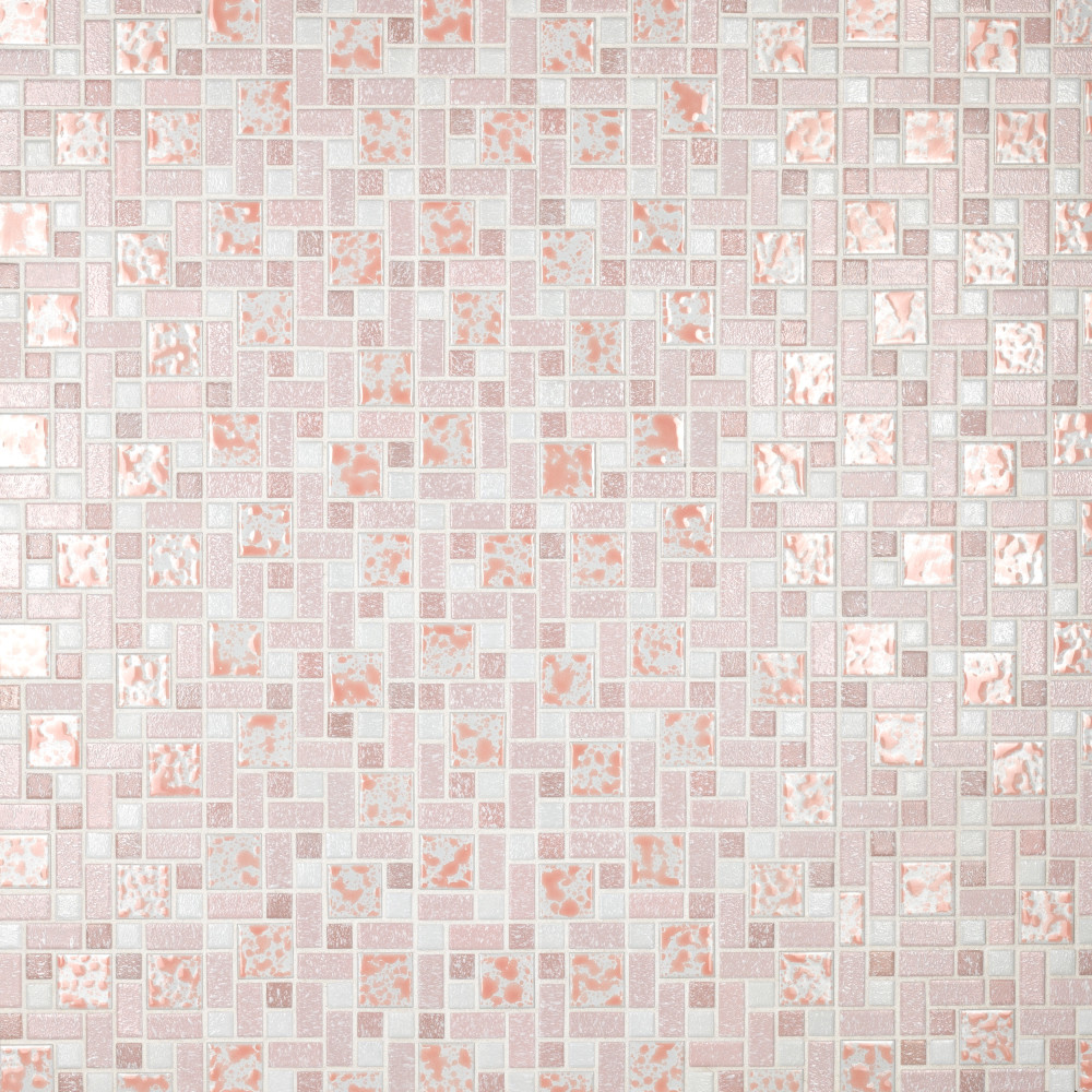 Academy Pink 11.88x11.88 Square Porcelain Floor and Wall Digital Pattern