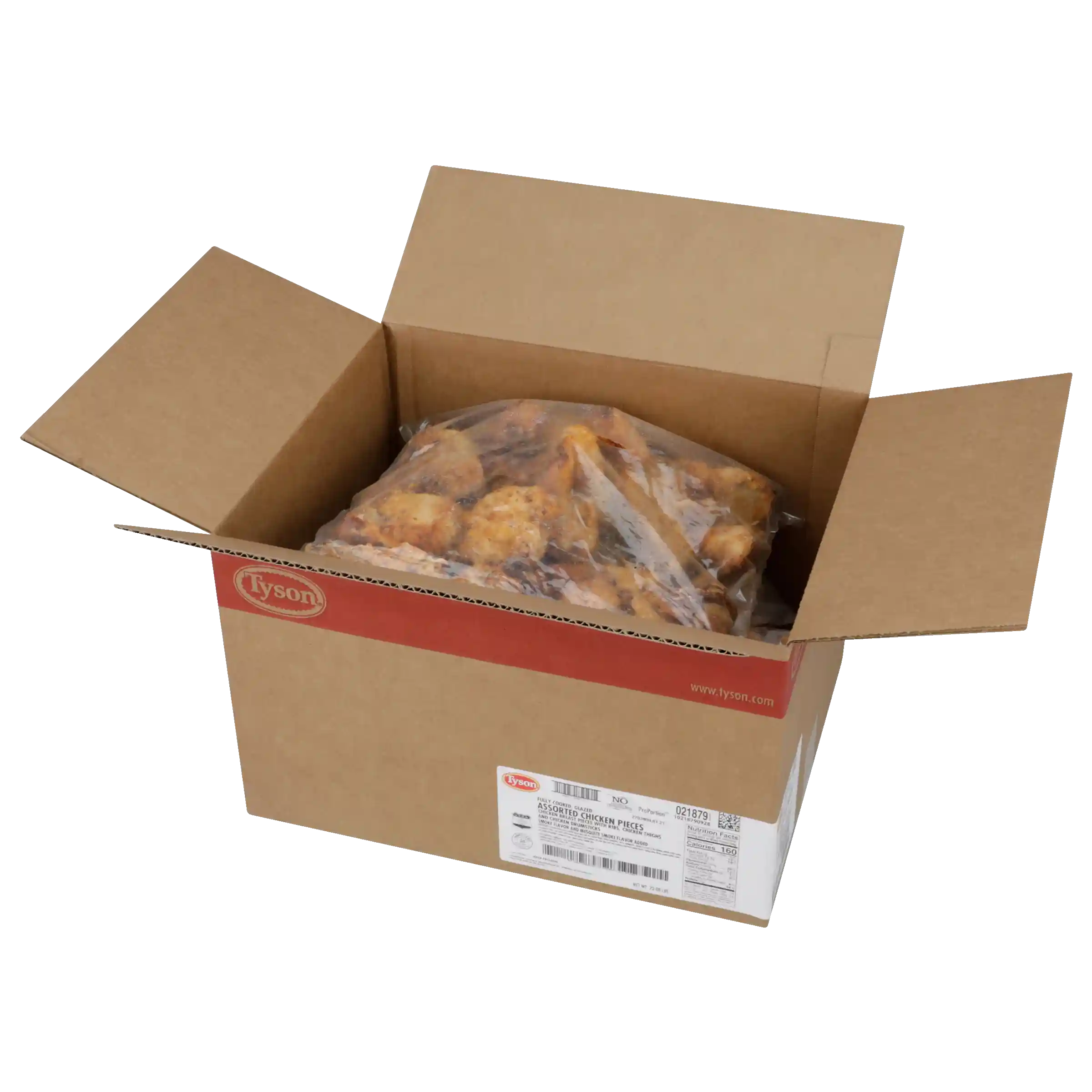Tyson® ProPortion® Fully Cooked Glazed Mesquite Smoke Flavor Added, Assorted Chicken Pieces _image_4