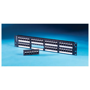 TechChoice® Cat 6 Patch Panel, 48-Port, 2 RU