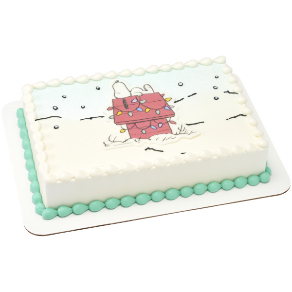 Peanuts® Snoopy® Christmas Medallions SugarStyle® Edible Decorations