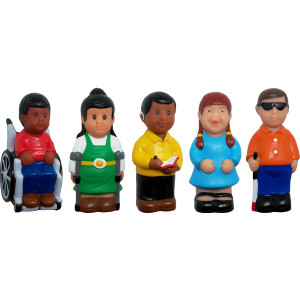 Friends with Disabilities Play Figures