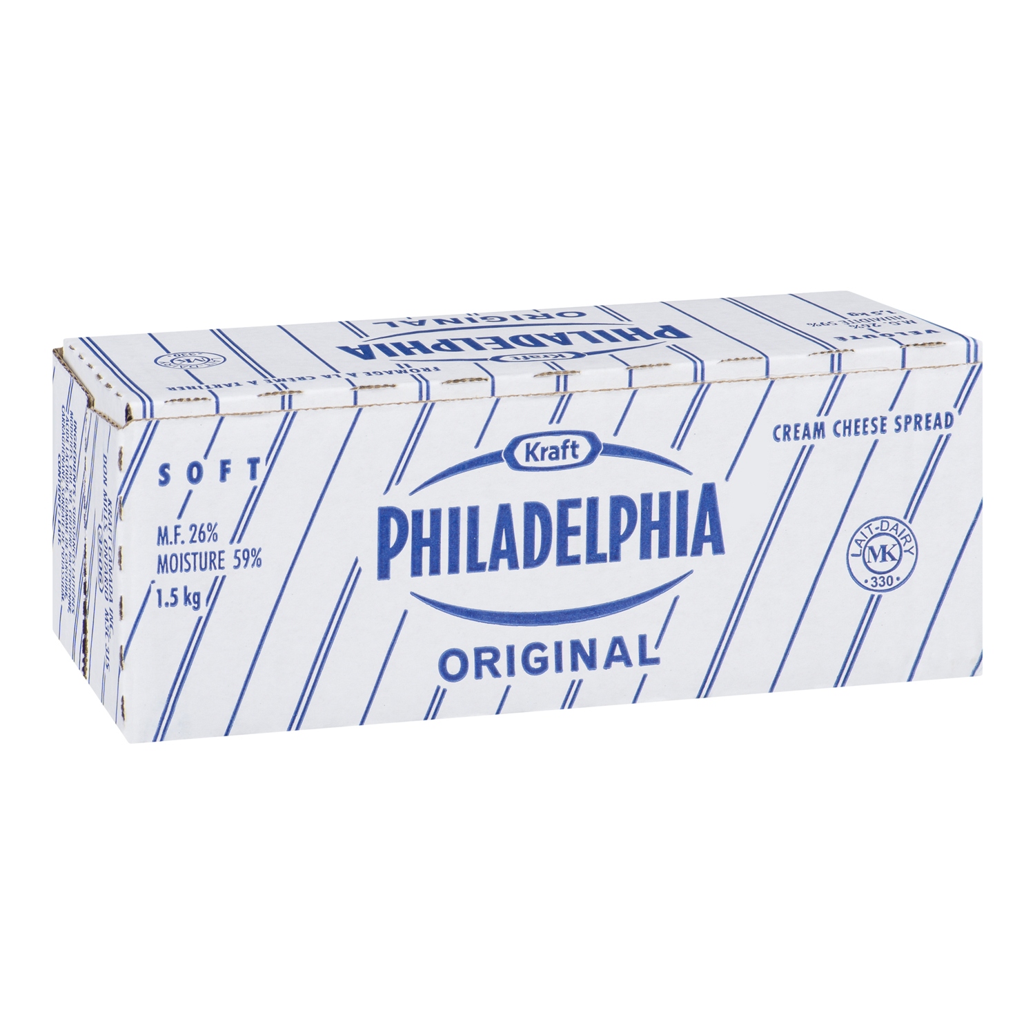  PHILADELPHIA Cream Cheese Plain Brick 1.5kg 6 