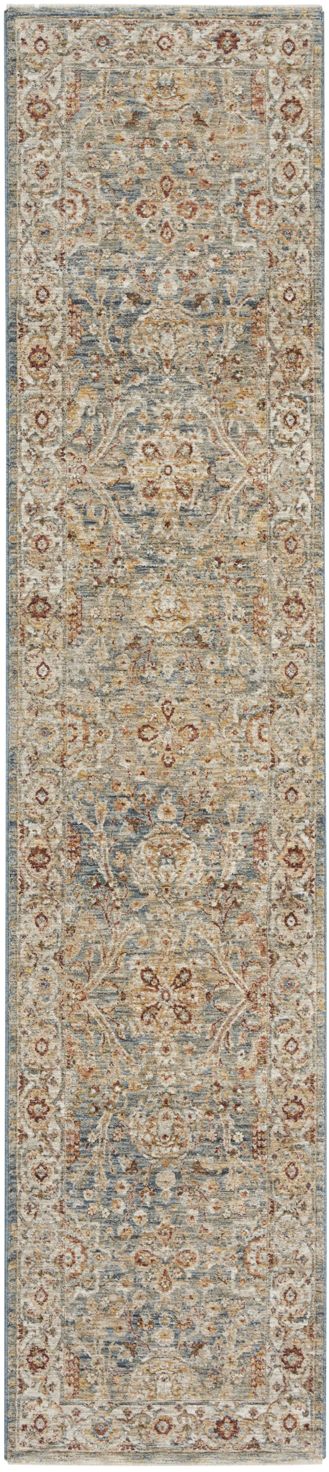 Nourison Sahar 2'3" x 10'2" Blue Persian Indoor Rug