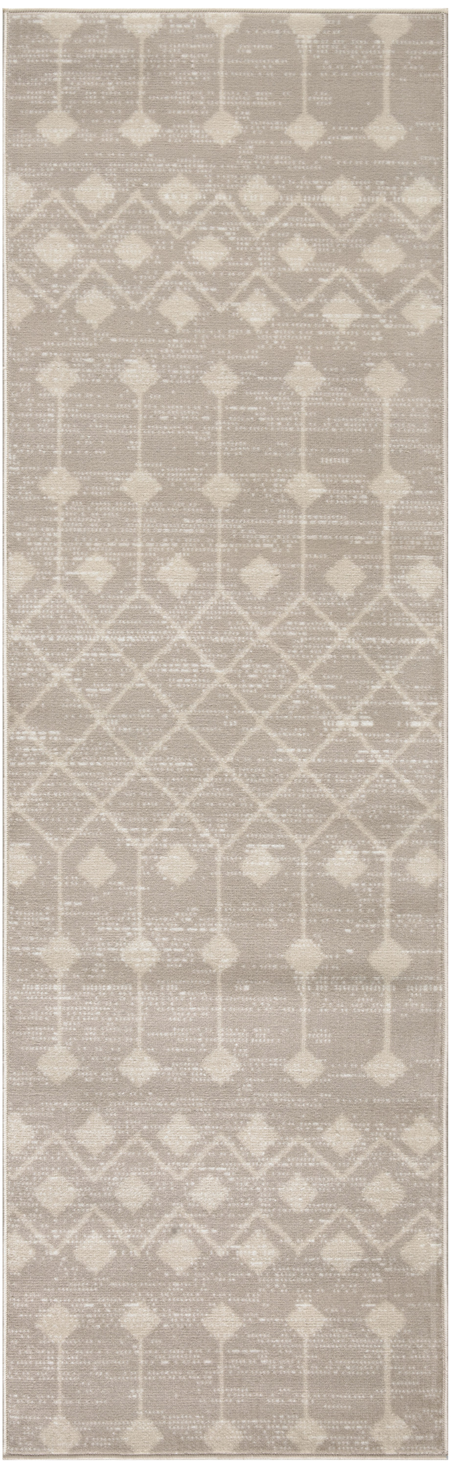 Nourison Grafix 2'3" x 12' Beige Bohemian Indoor Rug