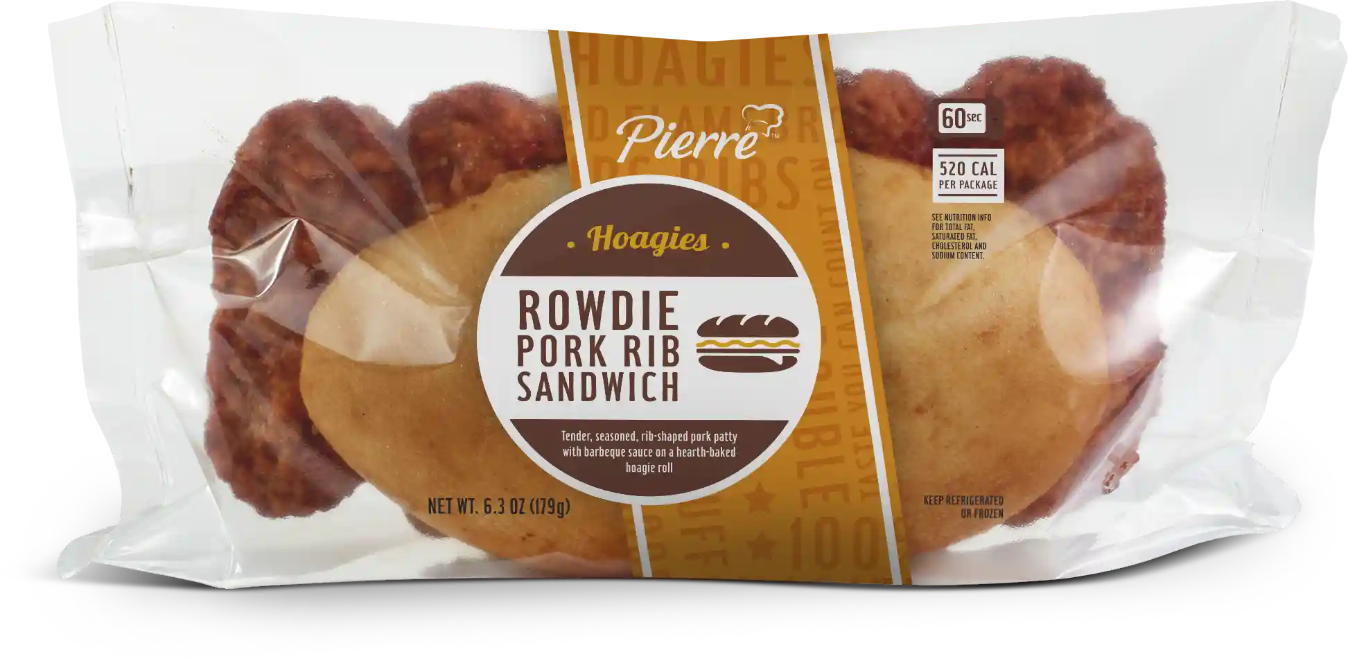 Pierre® Rowdie Rib™ Sweet And Tangy Barbecue Pork Rib Sandwich_image_21