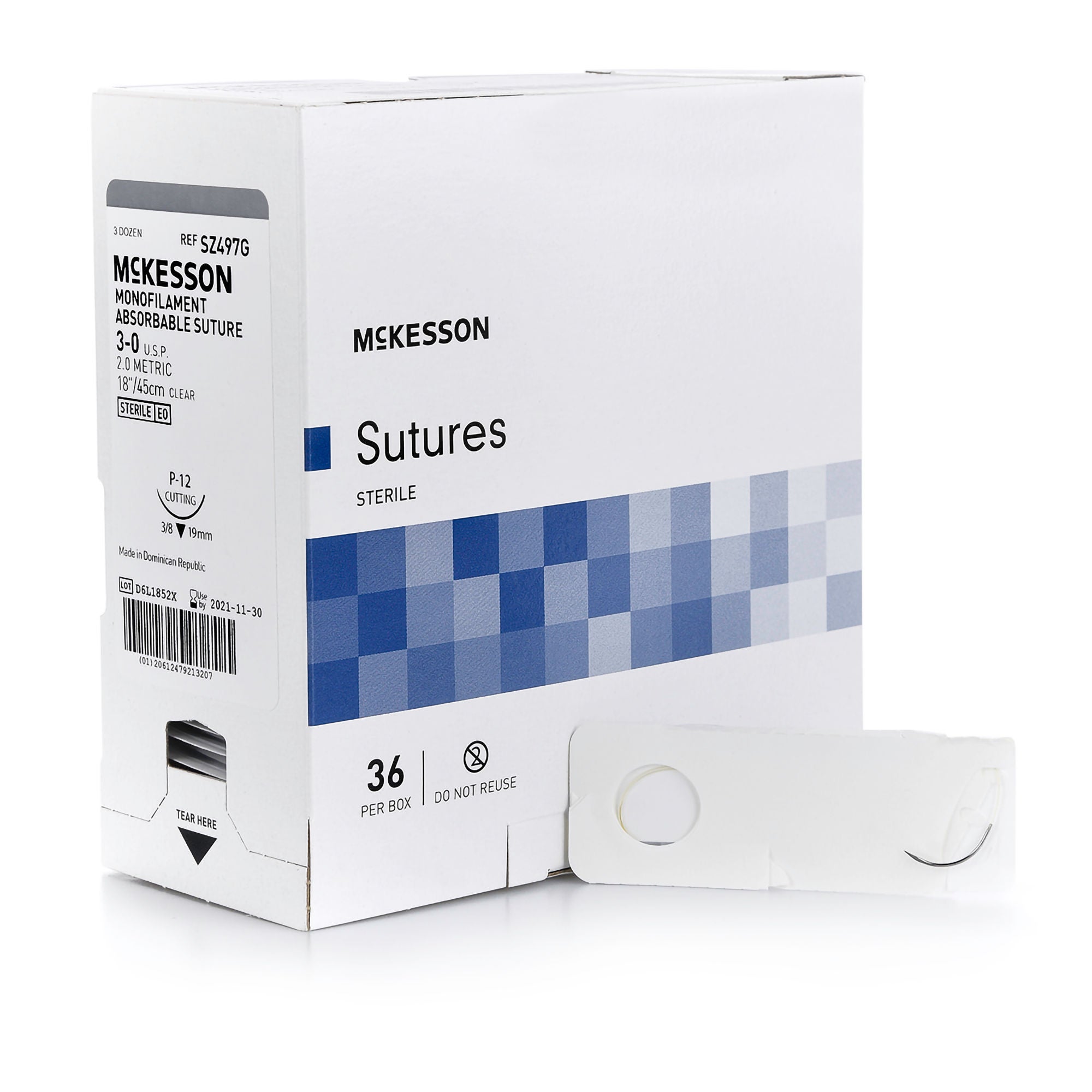 McKesson Suture with P-12 Needle