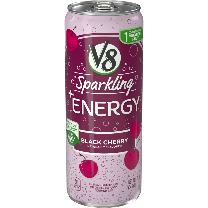 Sparkling +Energy Black Cherry