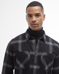 Fenton Regular Long-Sleeved Oxford Shirt Classic Black