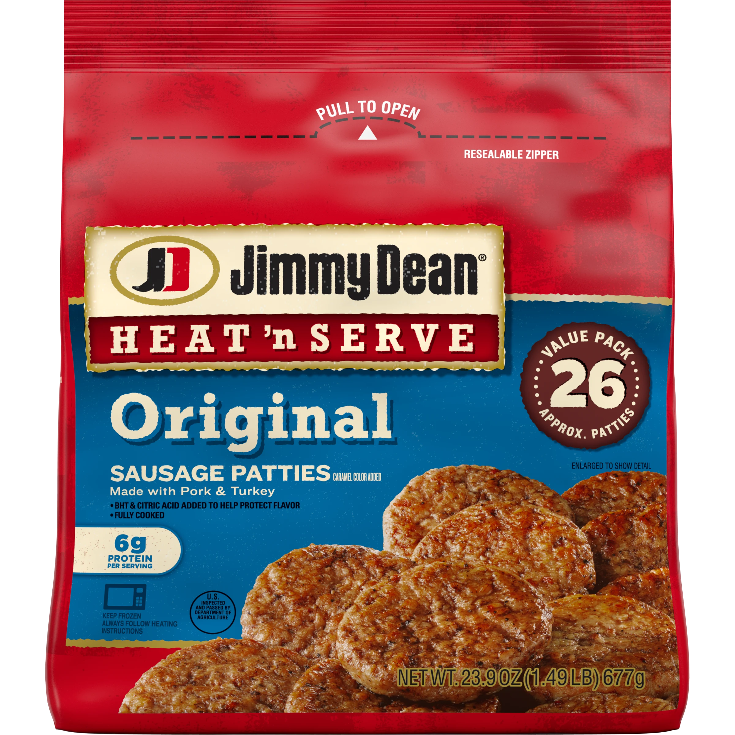 Heat 'n Serve Original Sausage Patties