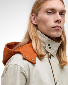 Barbour x Kaptain Sunshine Oversized Bedale Casual Field Coat Clay
