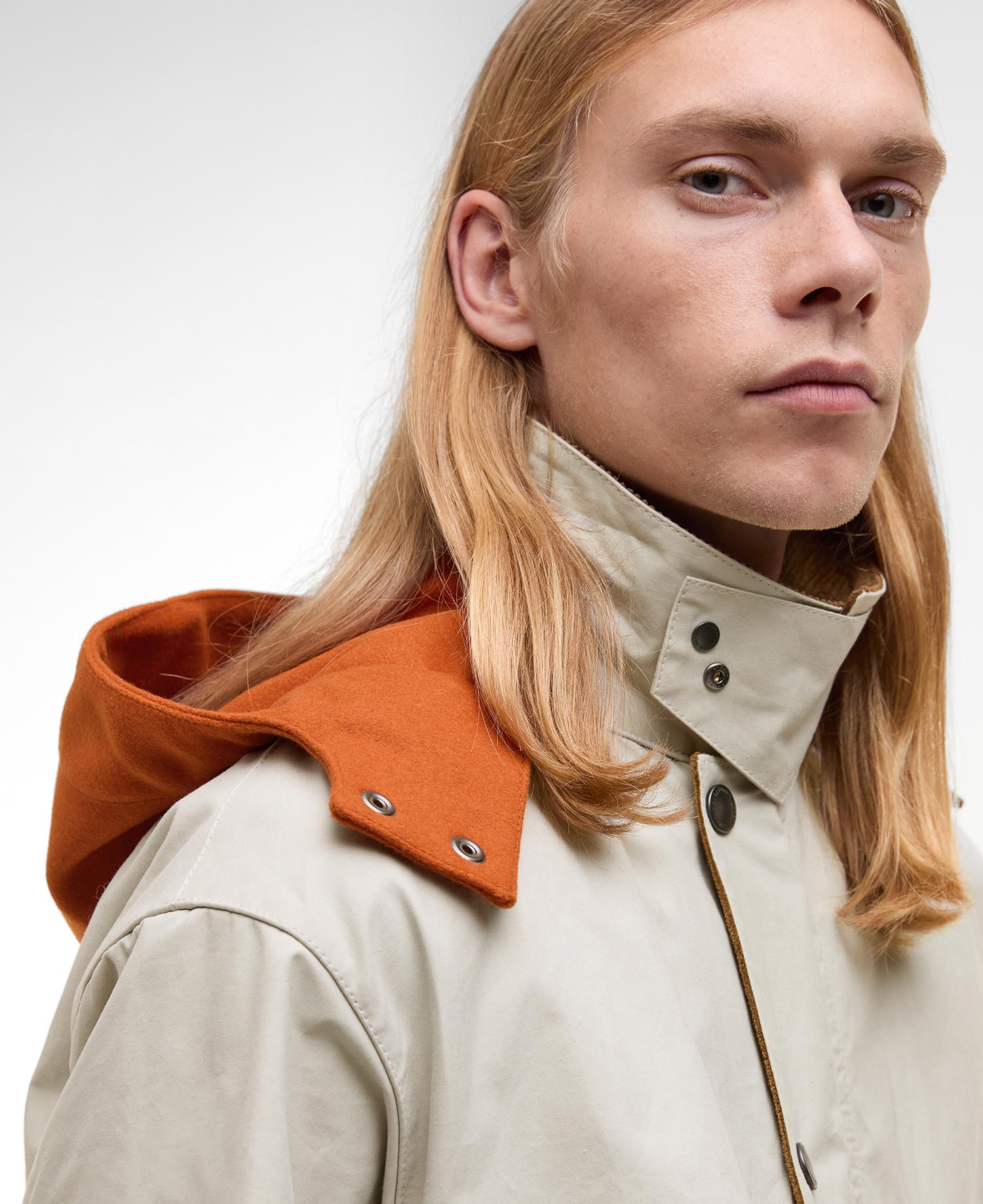 Barbour x Kaptain Sunshine Oversized Bedale Casual Field Coat image number 4