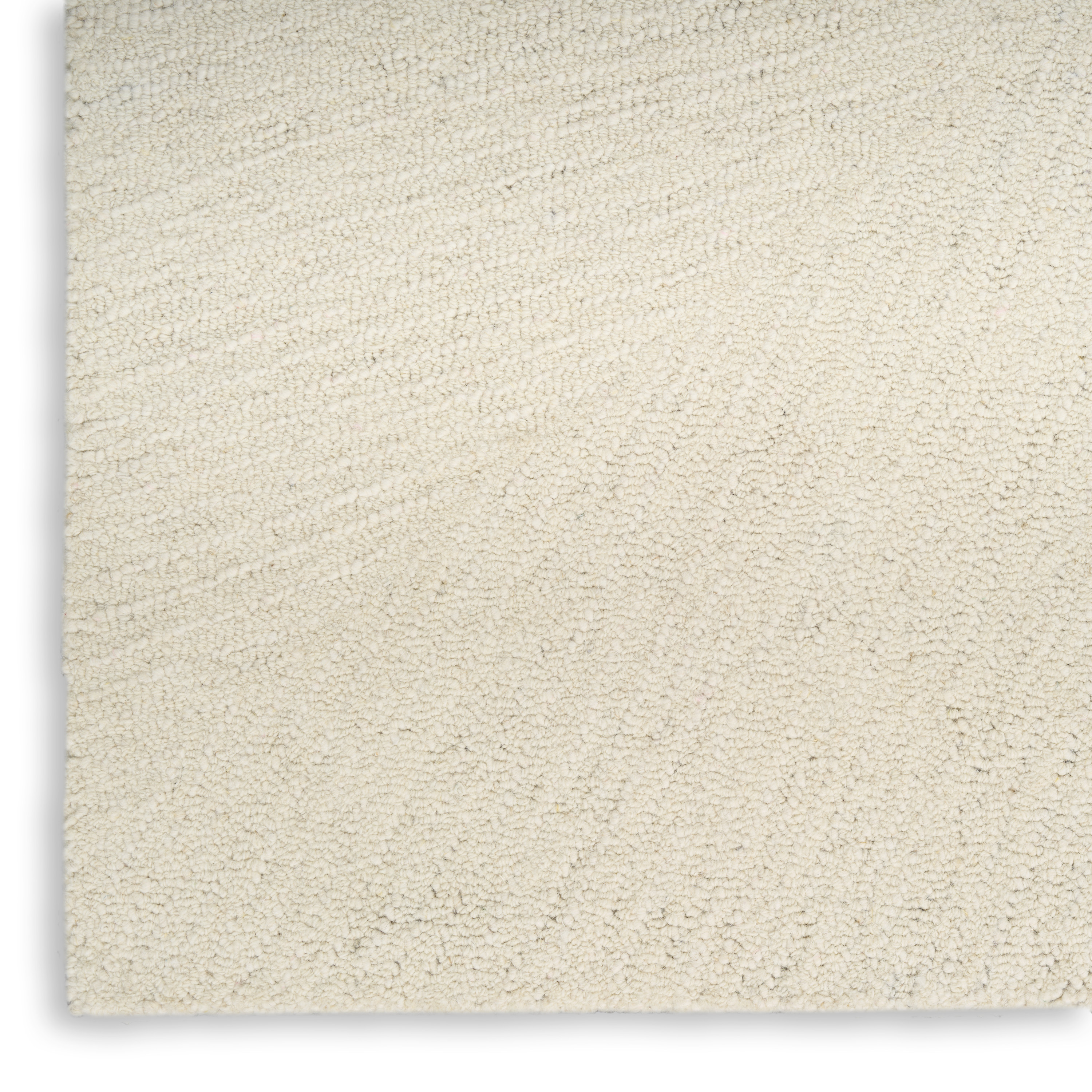 DKNY Pure Angles 5'3" x 7'3" Ivory Modern Indoor Rug