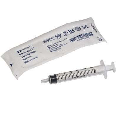 Monoject™ General Purpose Syringe, 3 mL