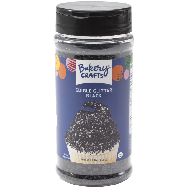 Black - Red 3 Free Edible Glitter