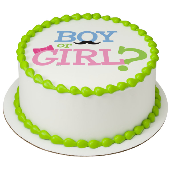 Boy or Girl PhotoCake® Edible Image®