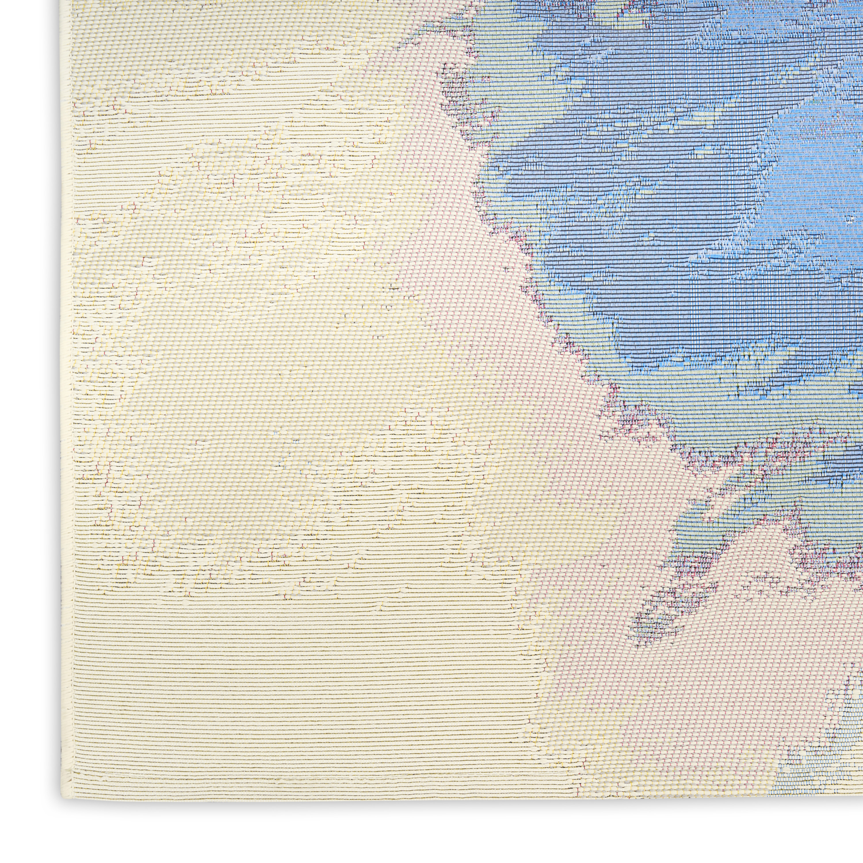 Nourison Color Splash 4' x 6' Ivory Multicolor Modern Rug