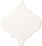 Playscapes Meringue 6″ Arabesque Wall Tile Glossy