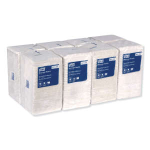 Tork, Beverage, Napkins, 1 ply, White