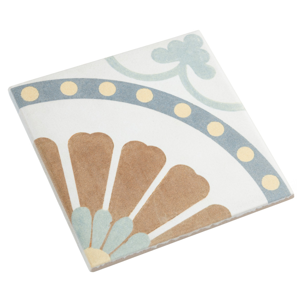 Revival Mini Ring 3-7/8 in. x 3-7/8 in. Ceramic Floor and Wall Tile