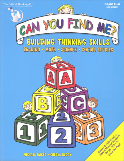 Can You Find Me? Building Thinking Skills Grade PreK