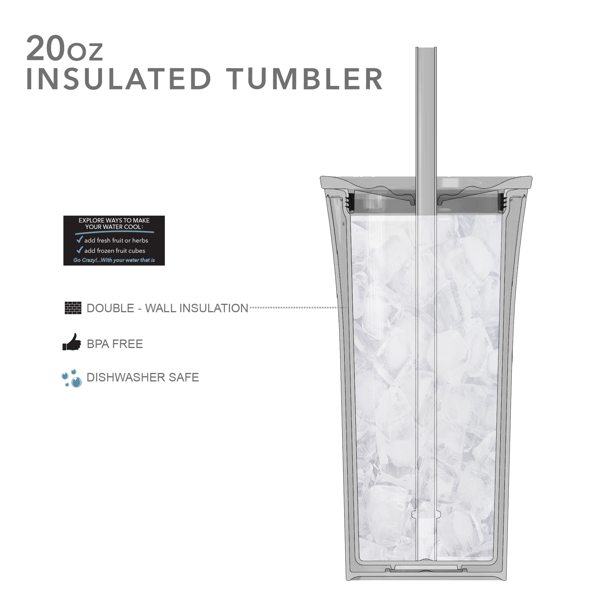 Abominable 20 ounce Insulated Tumbler, Yeti slideshow image 6 Abominable 20 ounce Insulated Tumbler, Yeti slideshow image 6