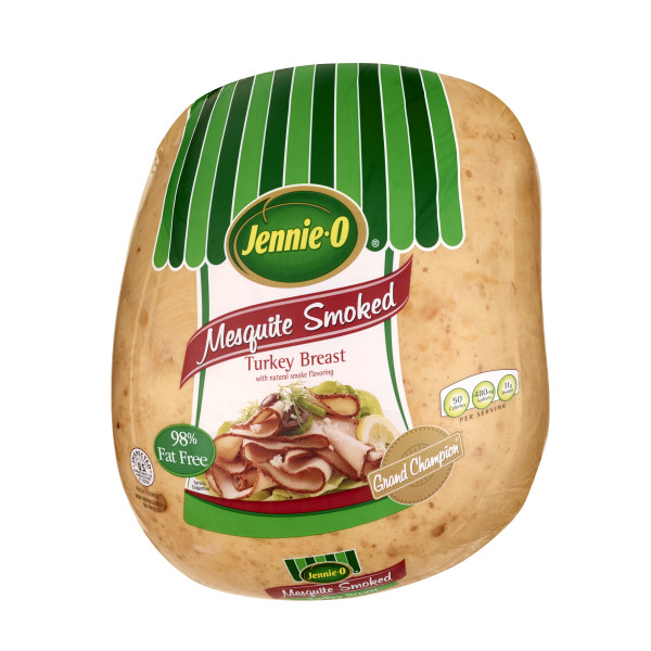 JENNIE-O(r) Premium Mesquite Smoked Turkey Breast, 2pc . C1CB - Front Center Inner Pack (Hi Res)