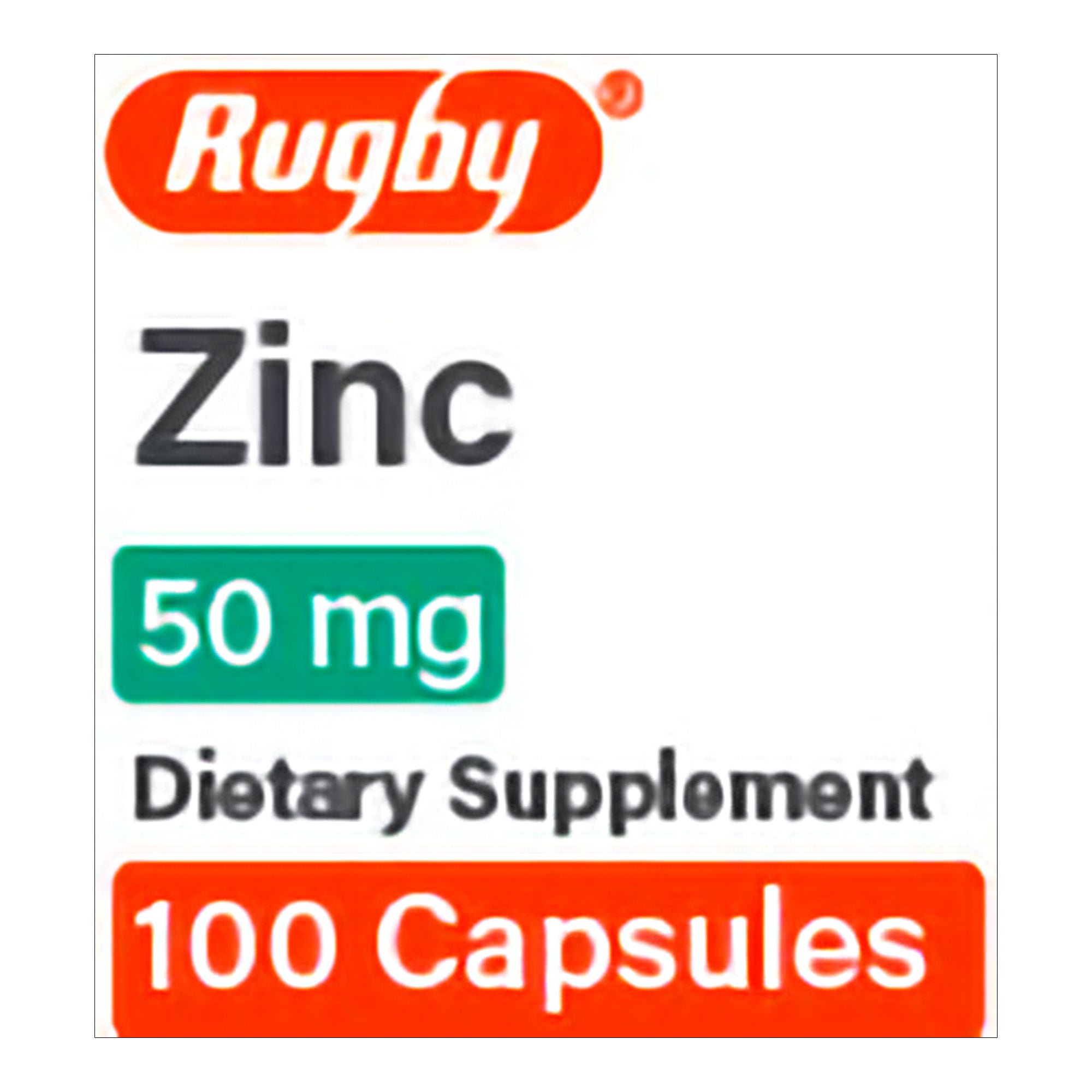 Replacement Preparation Zinc Sulfate 50 mg Strength Capsule 100 per Bottle