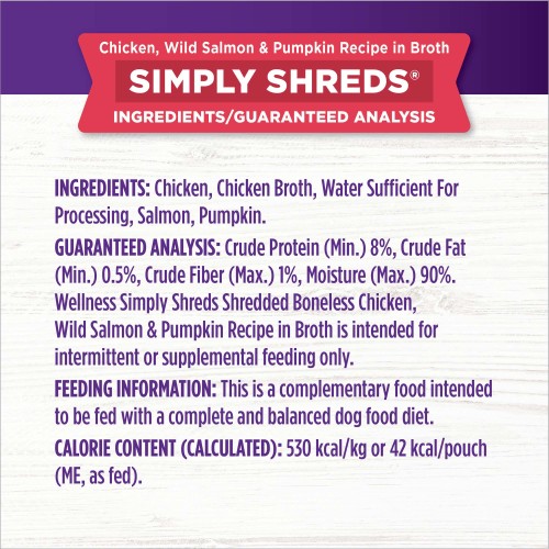 <p>This is a complementary food intended to be fed with a complete and balanced dog food diet.</p>
