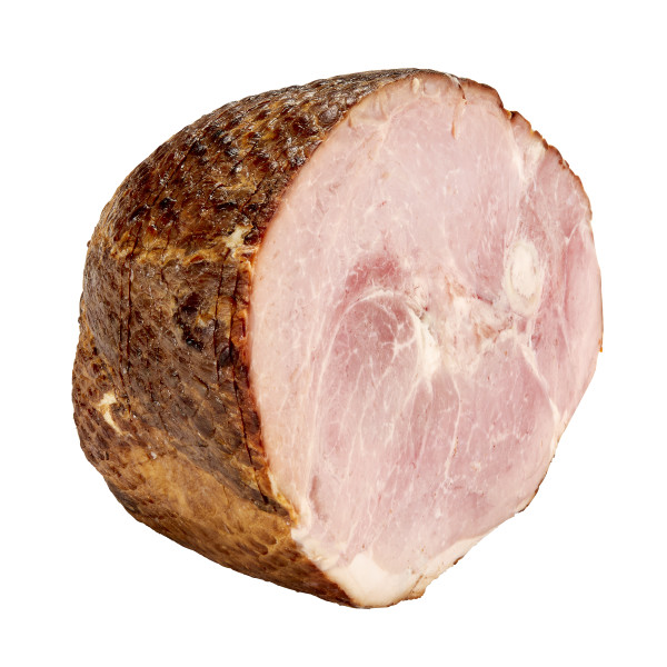 CURE 81(r) Spiral Sliced Bone-In Ham, Natural Juice, Half, 4 pc . C1C0 - Front Center Out of Package (Hi Res)