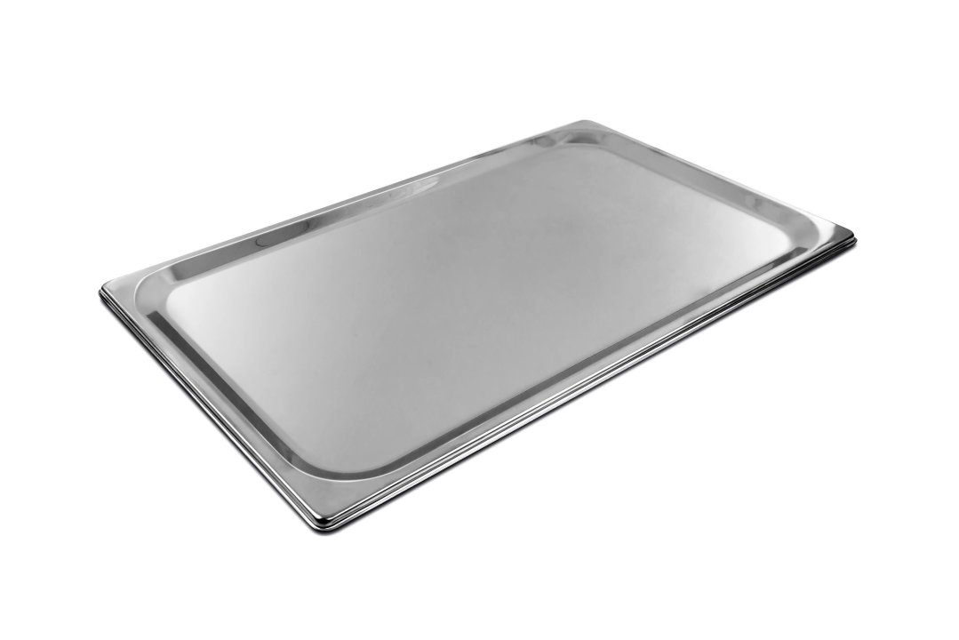 Bandeja GN 1/1 de 10 milímetros de profundidad de acero inoxidable