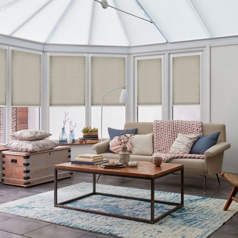 Arran Cappuccino Pleated blind