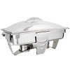 9-quart Maximillian Steel™ rectangular full-size chafer