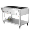 120-volt 1440-watt three-well Servewell® SL streamlined stainless steel hot-food table