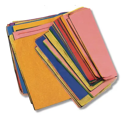 KolorFast  Remnant Tissue Pack, Assorted Colors,  Assorted Sizes, 1 lb.
