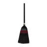 Boardwalk, 10in, Flagged Tip Janitor Brooms, 58.5in Overall Length, Polypropylene Bristles, Black