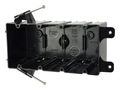 flexBOX Switch Box Polyvinyl Chloride Black New Work 4-Gang 3-1/4 in. D Angled Mid-Nails/Molded-in Speed Klamps